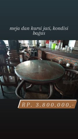 sikepalazebra's tweet photo. Min @infomalang bantu retweet ya, kalau ada yang cari meja bagus ex coffeeshop https://t.co/JTdwj5kseO