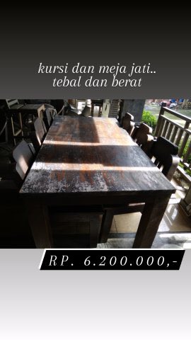 sikepalazebra's tweet photo. Min @infomalang bantu retweet ya, kalau ada yang cari meja bagus ex coffeeshop https://t.co/JTdwj5kseO