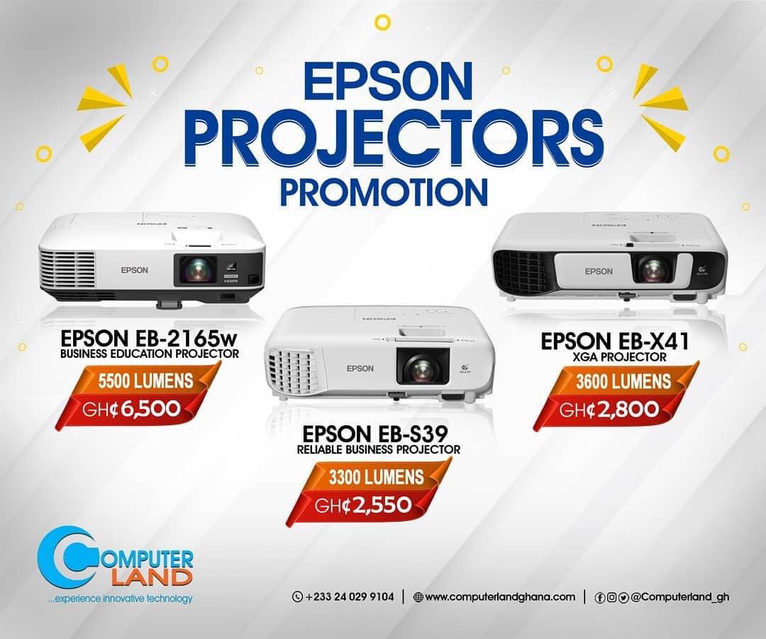 computerlandgh's tweet image. Experience uninterrupted presentations at HOME, SCHOOL or WORK with these quality yet affordable Epson projectors and get that A+ projection like LED screens. 

Display outstanding presentations with  new amazing features and add that niche to your fabulous ideas.