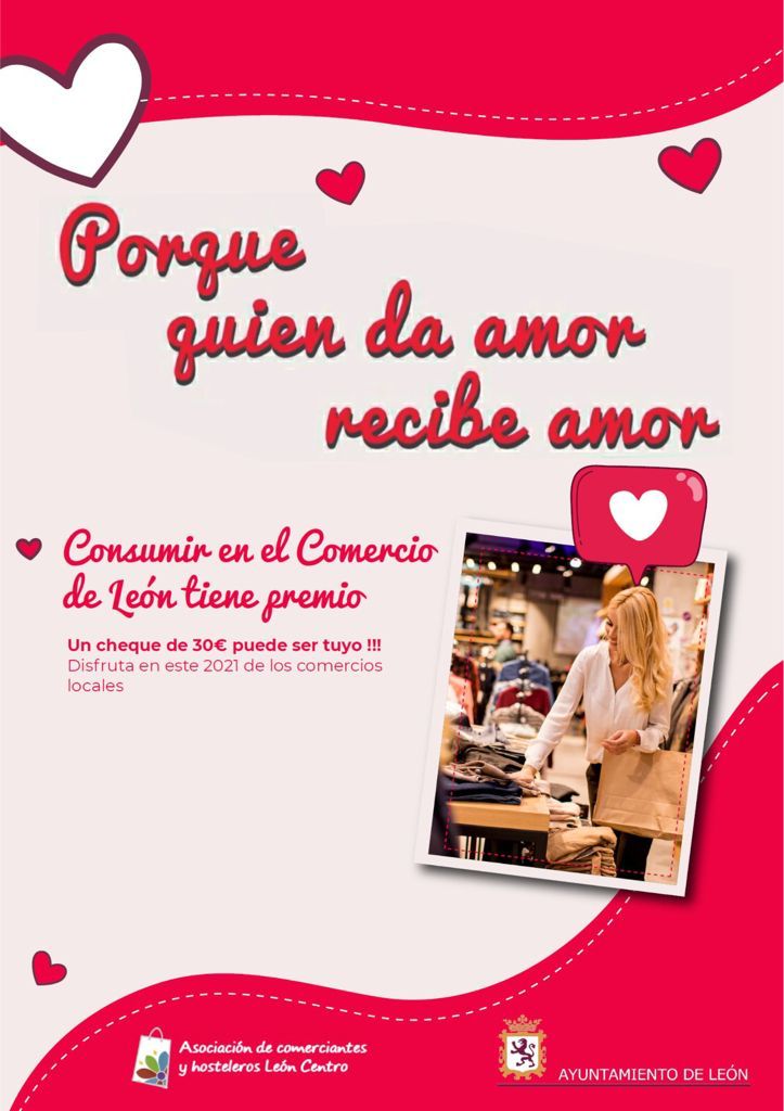 Leondecerca's tweet photo. 📢¡Consumir en el comercio de León tiene premio!🎁
Consigue que un cheque de regalo de 3️⃣0️⃣€ sea tuyo al realizar tu compra en los comercios locales. 
¿Te lo vas a perder?🛍 🛒
#comerciolocal #ComercioJusto #comerciodeproximidad #comerciodebarrio #leonesp #leonespaña https://t.co/wTym503c0B