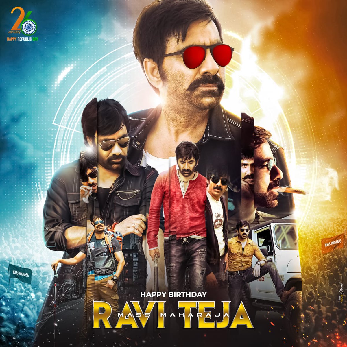 WorldDevgn's tweet photo. The Man of MASSES 🔥
Happy to launch the birthday CDP of
M a s s M a h a r a j a @RaviTeja_offl 😍
🌠 #HappyBirthdayRaviTeja
Have a Successful year ahead!! #Khiladi and Best wishes from @ajaydevgn fans 🎉 #AjayDevgnWorld
@trends4raviteja @urstanay @UrsVamsiShekar #AjayDevgn https://t.co/BBT8cmWyoa