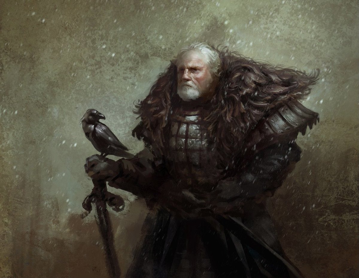 “The wide world is full of people wanting help, Jon. Would that some could find the courage to help themselves.”

-Jeor Mormont, Jon III, ACOK
#ASongOfIceAndFire🎨LukasSiegmon