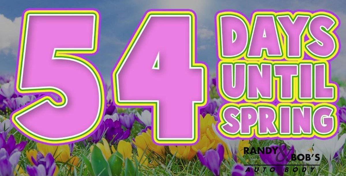 It is a cold &amp; snowy Monday but the countdown is on!! Spring will be here before we know it, hang in there friends!