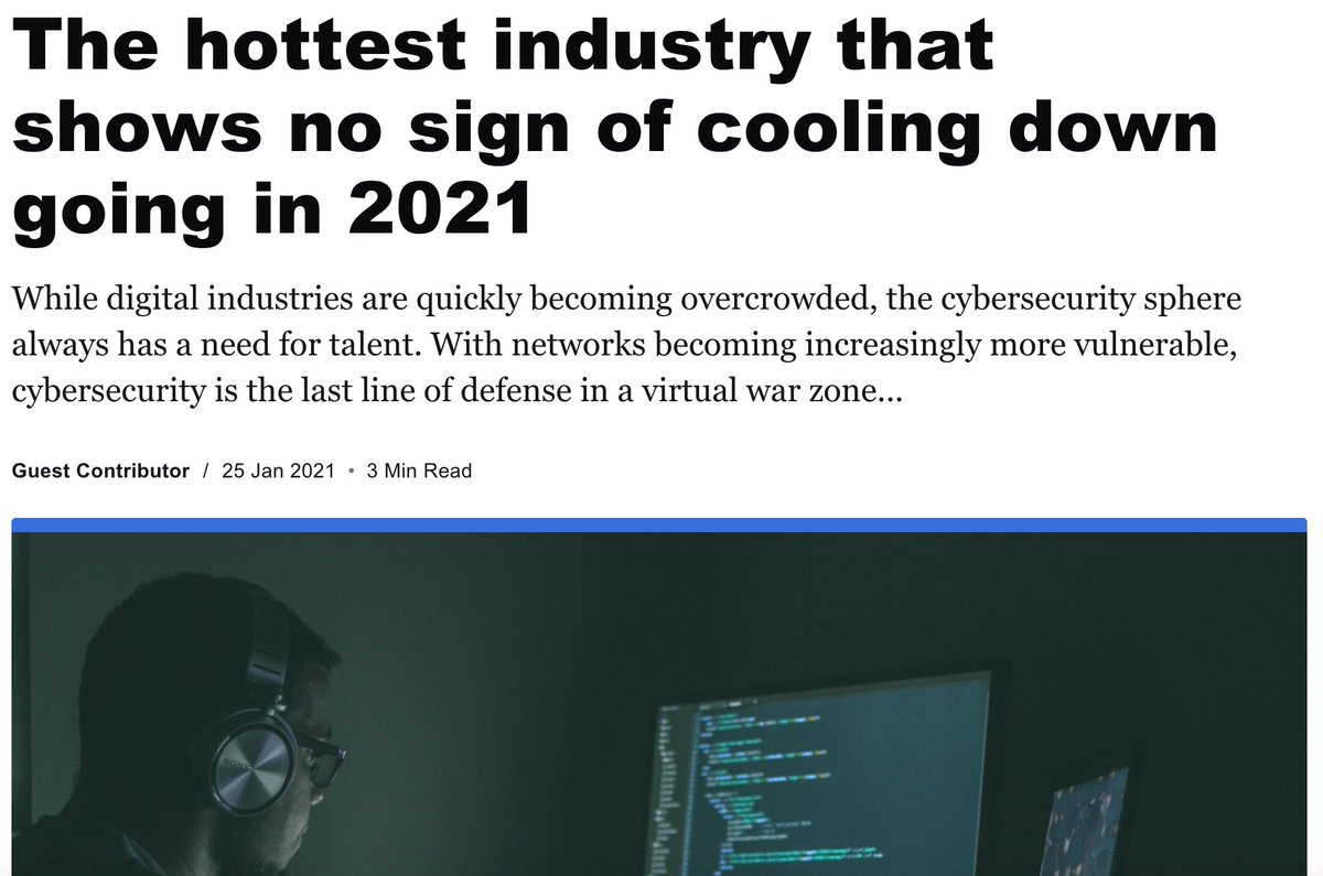 Thank you @Geektime for sharing Cybint Founder &amp; CEO <a href="/zur_roy/">Roy Zur</a>'s article on the #cybersecurity talent shortage and skills gap. You can read the full article here: geektime.com/cybersecurity-…