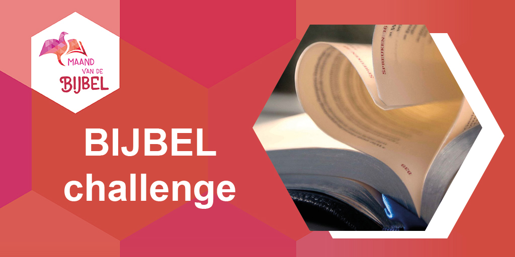 bijbelmaand's tweet photo. Soms is het lastig tijd vrij te maken om in de Bijbel te lezen. Doe daarom tijdens de Maand van de Bijbel mee met onze bijbelchallenge en vind bemoediging en inspiratie in het belangrijkste boek! https://t.co/SO2KWmJ9T2

#bijbelchallenge #maandvandebijbel https://t.co/gxYTDXjgLK