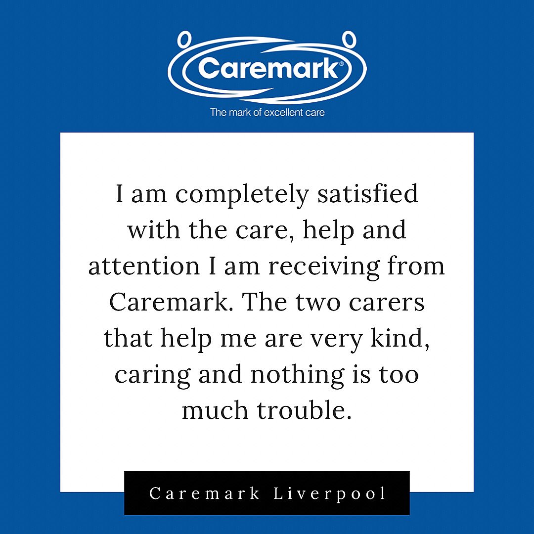 Caremark Liverpool (@caremarklpool) on Twitter photo Another happy client who recently left a review on our <a href="/homecare_co_uk/">homecare.co.uk</a> profile! ππ
Hope you all have a wonderful week!
#Homecare #LiveInCare #Caremark #CaremarkLiverpool #Care #CareLiverpool #StayHome #StaySafe #Healthcare #CareAtHome #LiverpoolJobs #Liverpool #Dementia #UK Another happy client who recently left a review on our <a href="/homecare_co_uk/">homecare.co.uk</a> profile! ππ
Hope you all have a wonderful week!
#Homecare #LiveInCare #Caremark #CaremarkLiverpool #Care #CareLiverpool #StayHome #StaySafe #Healthcare #CareAtHome #LiverpoolJobs #Liverpool #Dementia #UK