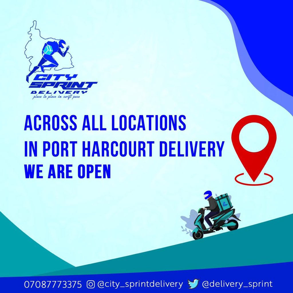 delivery_sprint's tweet image. Do you need to send any package to any location in RIVERS STATE? I’M YOUR CONNECT 

@delivery_sprint FOLLOWS BACK IMMEDIATELY 
#phtwittercommunity #swiftandsafe #satisfactory