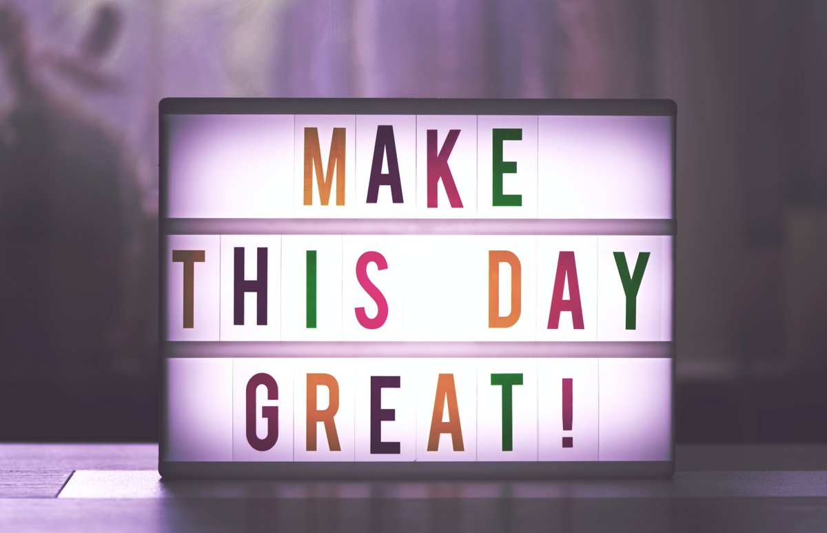 Make this day (and every other day this week) great! Happy Monday!
