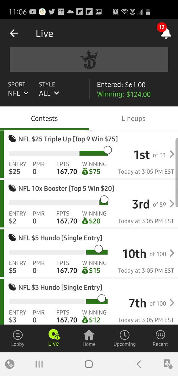 DFSCoachTalk's tweet photo. It was a 🔥 Sunday at DFS Coach Talk!

Our #NFL Hybrid cashed in both 50/50 and single-entry GPP’s and we had some great showdown lineups

Both our #NBA Hybrid and GPP lineups cashed across the board and our DK Clipboard was 🔥

Αnd of course a big takedown from @LanguageOlympic https://t.co/iFiFtIHWbw