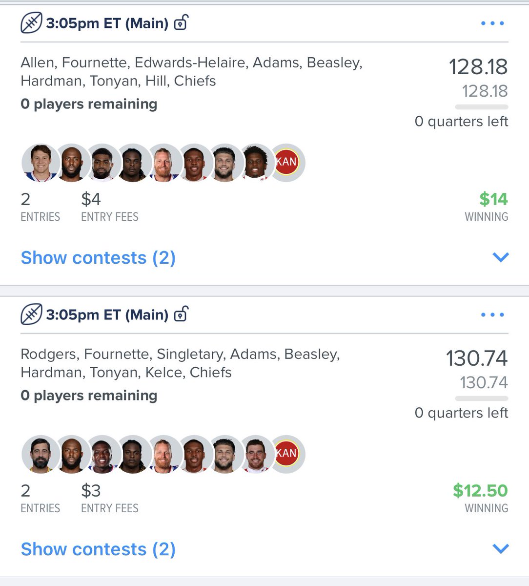 DFSCoachTalk's tweet photo. It was a 🔥 Sunday at DFS Coach Talk!

Our #NFL Hybrid cashed in both 50/50 and single-entry GPP’s and we had some great showdown lineups

Both our #NBA Hybrid and GPP lineups cashed across the board and our DK Clipboard was 🔥

Αnd of course a big takedown from @LanguageOlympic https://t.co/iFiFtIHWbw