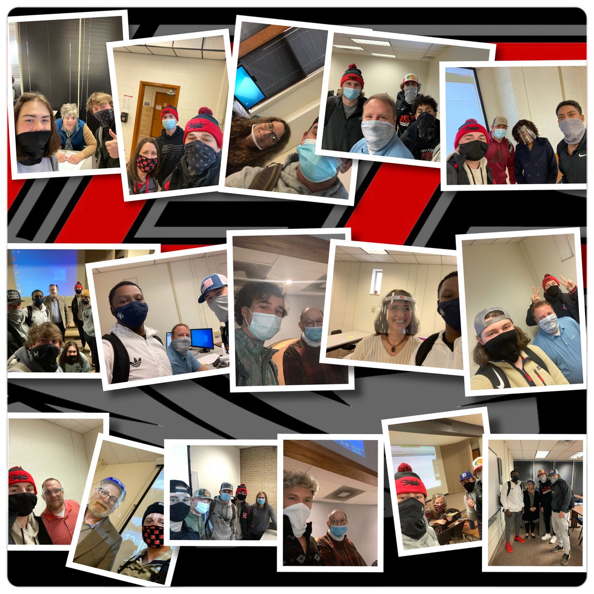 nocenidjets's tweet photo. Week 2️⃣ is underway‼️
We’d like to take a moment & thank all of our faculty & staff that help us daily, challenge, teach & guide us all to allow us to represent them on the baseball field.
THANK YOU 🙏‼️
Here are just a few of our #SelfiesWithProfessors⏬⏬⏬ https://t.co/nXvUTYLAzb