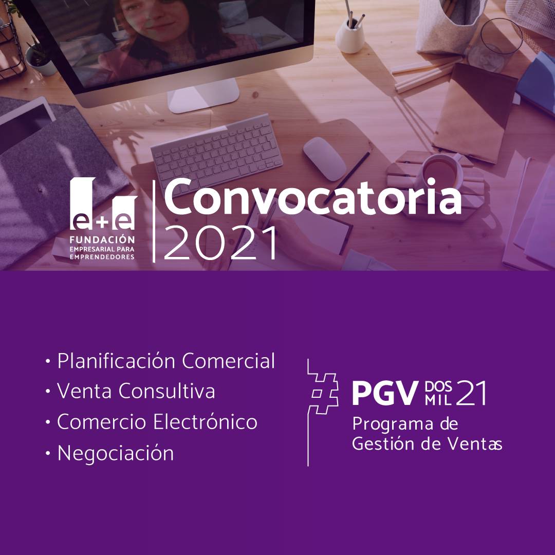 Hay una nueva manera de consumir y vender, potenciá tu proceso de venta offline y online!
Aplicá al Programa de Gestión Ventas, hay becas del 60% para el cursado!
Conocé el paso a paso de la Convocatoria y más info del #PGV2021 ingresa en fundacionemase.org/wp/capacitacio…