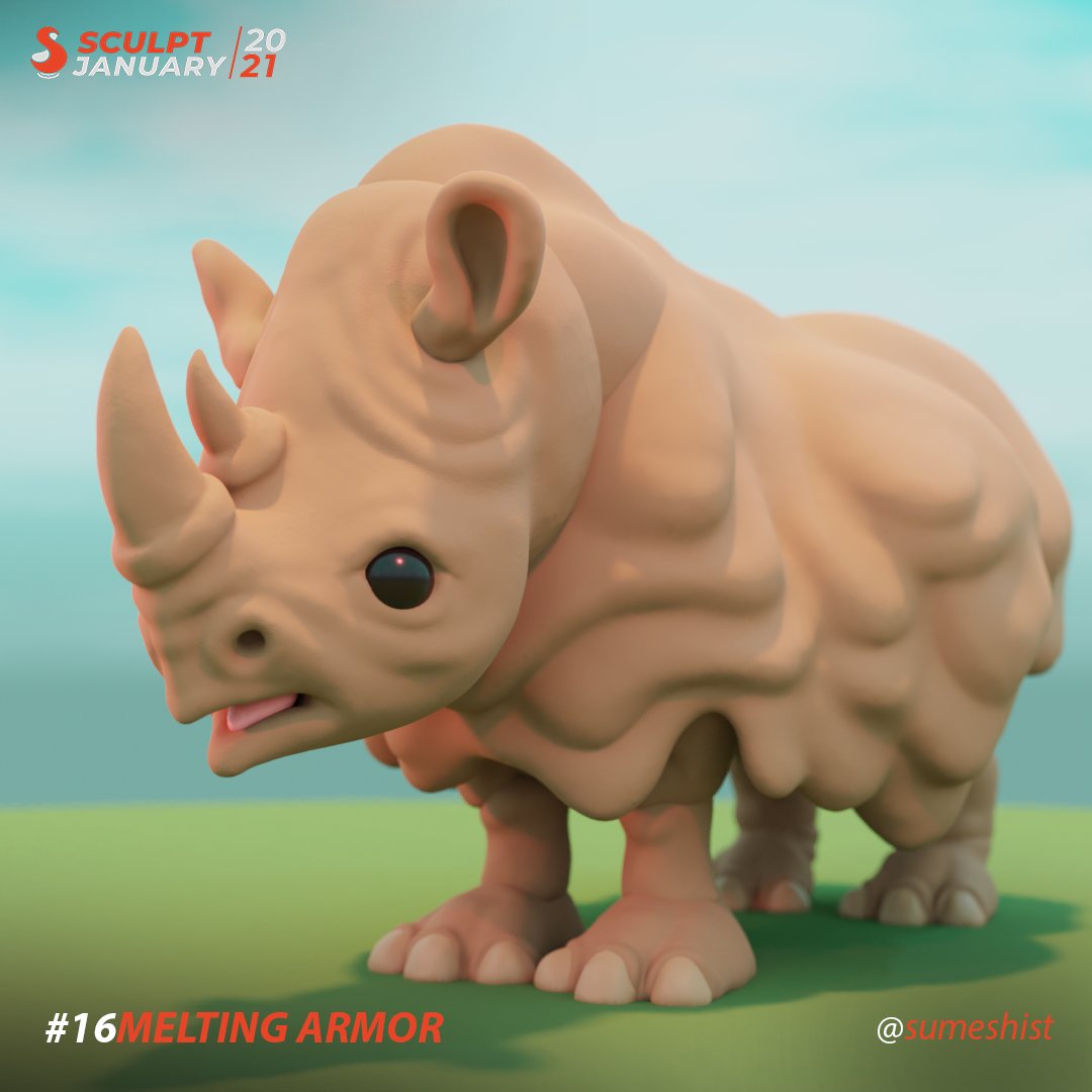 @sculptjanuary #Day16 Theme: Melting Armor

#sculptjanuary2021 #sculptjanuary #digitalsculpting #blendersculpting #blender #b3d

Melting Armor!