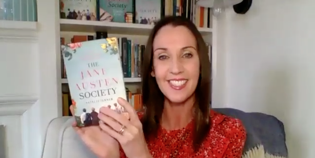 ChawtonHouse's tweet photo. One week until our next writers' event: Chief Exec Katie Childs talks to @NatalieMJenner about the success of her debut novel The Jane Austen Society, the role Chawton House &amp; its library played in it, &amp; her plans for the future. For more info &amp; tickets: https://t.co/YYgS8EtEGU https://t.co/ThFx39ffig