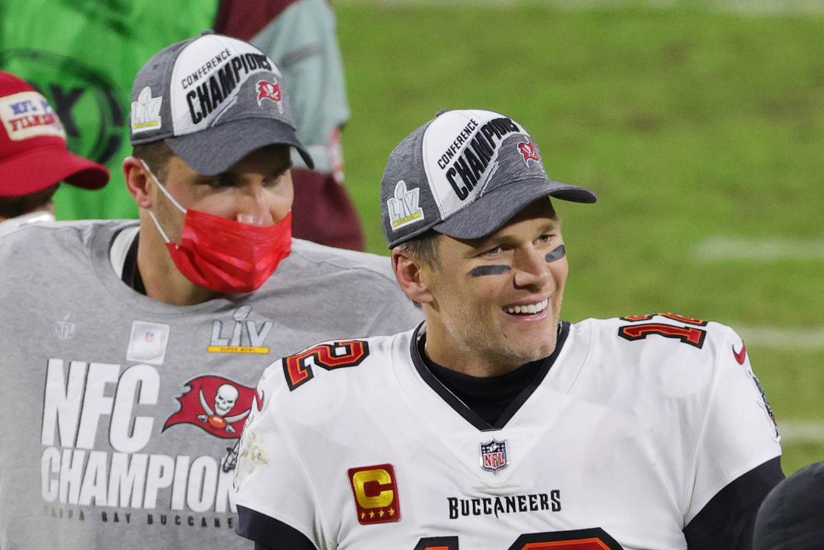 Tom Brady, Rob Gronkowski recreate viral video after reaching Super Bowl 2021