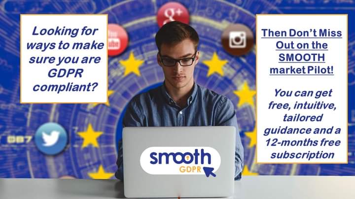 📌 Looking for ways to make sure you are #GDPR compliant?
Join our Market Pilot and get 1-year free subscription!
questionnaire.smoothplatform.eu/ui
Discover also our GDPR handbook here gdprhandbook.eu
Android: play.google.com/store/apps/det…
Apple: apps.apple.com/tt/app/gdpr-ha…
#smallbusinesses