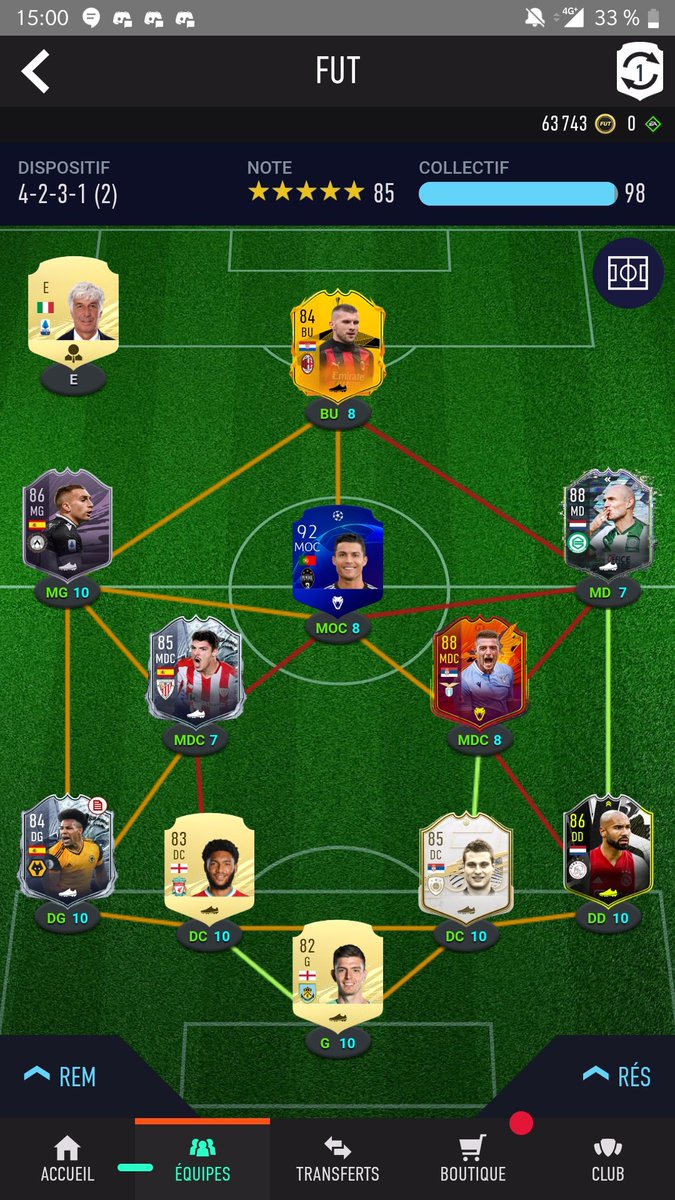MFutlover's tweet photo. Fin de semana de adaptarse al parche que le voy contento y se ha logrado un Oro 2:
Jugador que me sorprende :
-Rebic UEL:  no falla frente a la porteria
-Cristiano: que decir del bicho, haciendo y repartiendo goles
-Robben/Deulofeu : top por la banda y buen tiro de calidad https://t.co/5JKGGvljA5