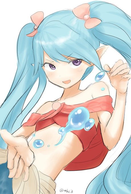 人魚さんです。
ドヤ顔式姫・・・

#式姫お絵かき60分一本勝負 