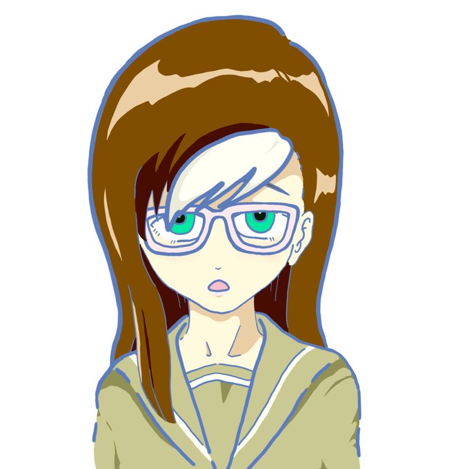 眼鏡っ娘のtwitterイラスト検索結果
