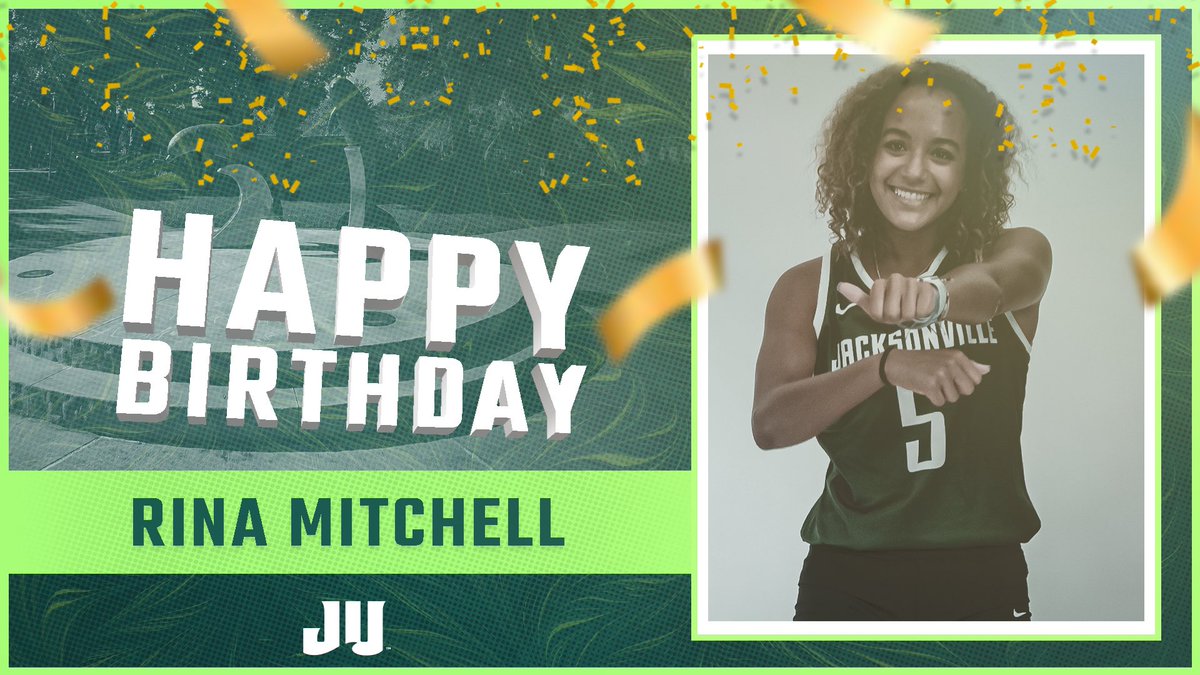 JAX_Volleyball's tweet photo. Happy birthday Rina!! We hope you have a great day ☀️🎂🥳 https://t.co/cG3vebaqDC