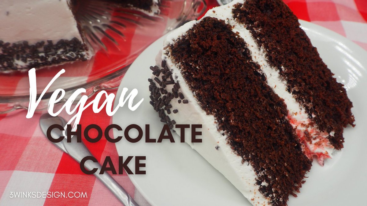 3winksdesign's tweet photo. This vegan chocolate cake is a family favorite of ours. 😍 It's fluffy, chocolatey, and delicious! 

Try it out. We promise you'll love it too. 🤤

https://t.co/8fasexBawJ

#veganrecipes #vegancake #vegan https://t.co/n4jT3eeUs0