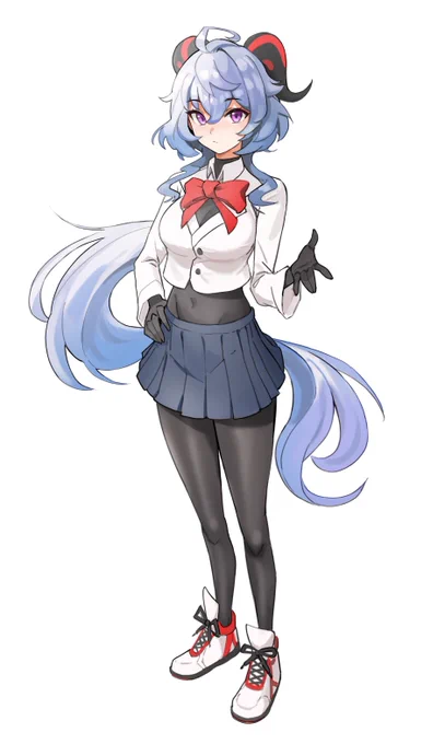 School girl Ganyu 