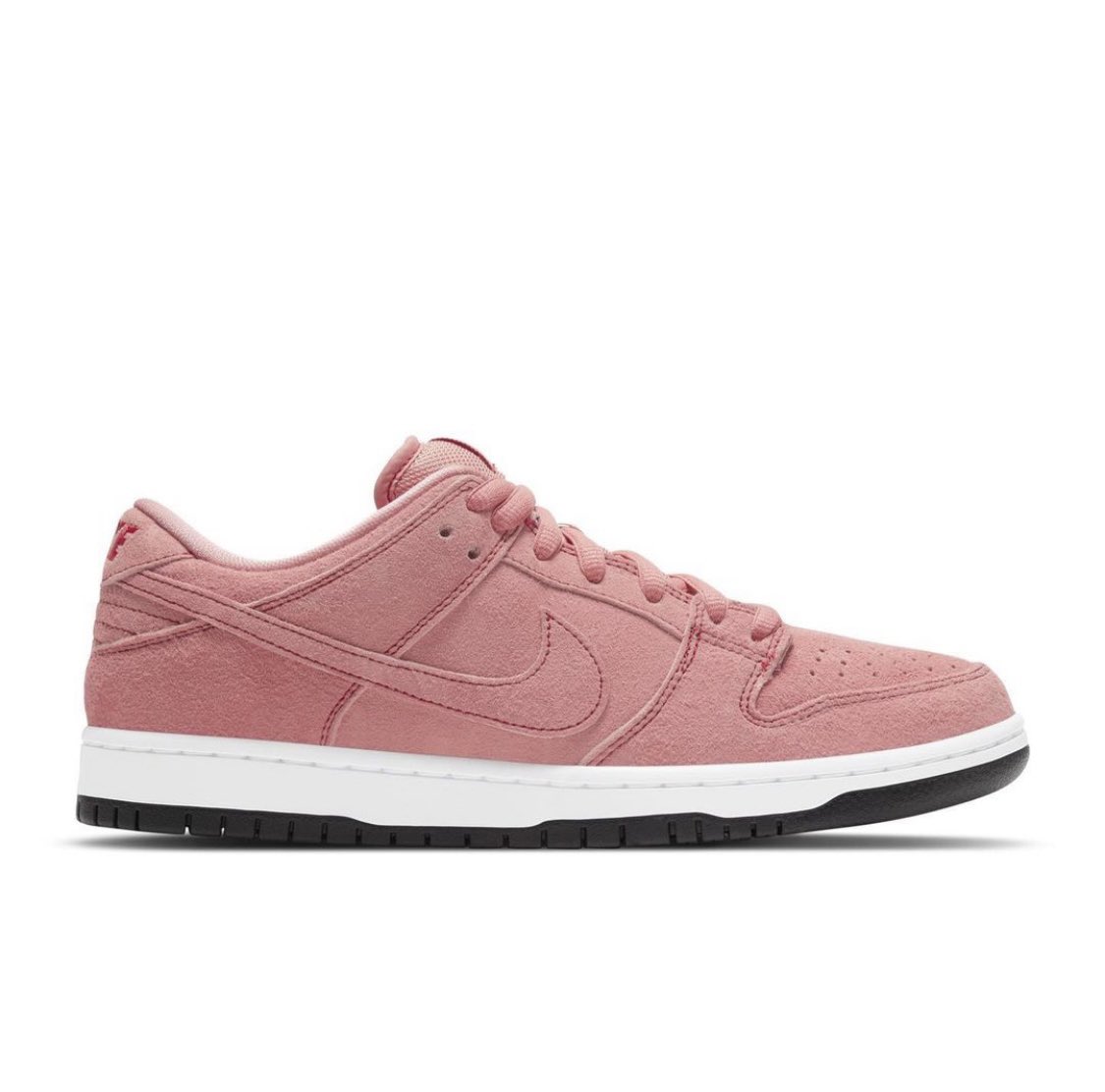 Official pics of the upcoming Pink Pig Dunk low. Inspired by the Pink Pig Porsche racing car and following the name, they are made with Pig suede. Starting to hit Asia now so hopefully they hit other regions soon. These are inline (GR) for February so no set release date in US