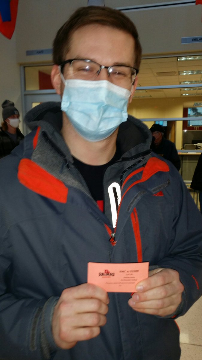 DrMicahParker's tweet photo. First in line for wednesday night basketball tickets, PA grad student Derrick Moss. Go Raiders! https://t.co/Q3F3Ss3drt