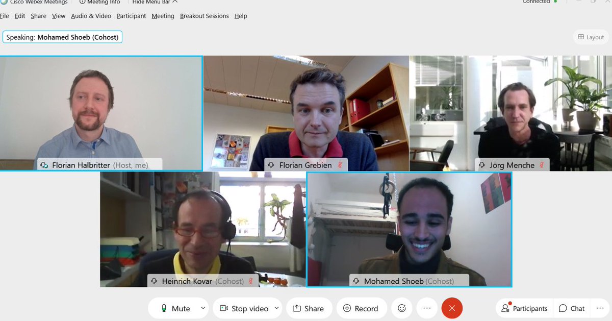 Well done! Mohamed <a href="/shoeb_mo92/">Mohamed Refaat Shoeb</a>, aced his first (virtual) PhD committee meeting this morning. Thanks for the discussion <a href="/florian_grebien/">Florian Grebien</a> <a href="/MencheLab/">Jörg Menche</a> and (twitter-less) Heinrich Kovar <a href="/StAnna_CCRI/">St. Anna Children's Cancer Research Institute CCRI</a> !