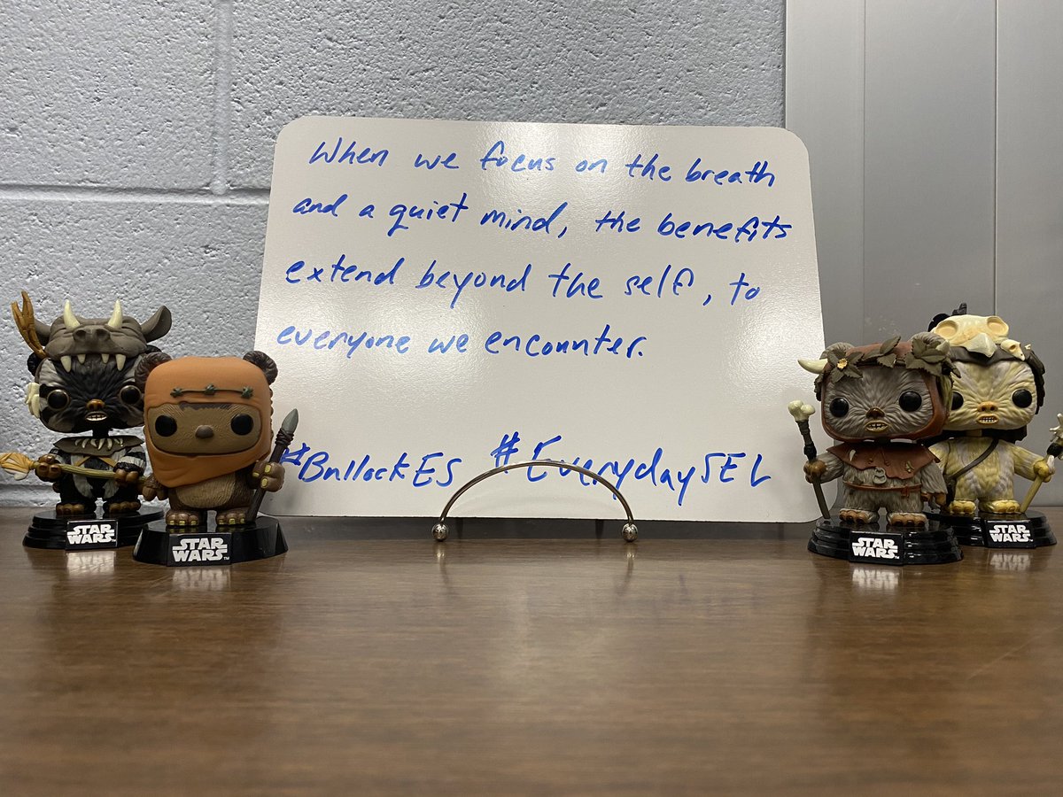 RichTaibi's tweet photo. Mindful Monday at #BullockES! TY to @bkulak11 for the inspiration on this one! @GlassboroPSD @_coolclassroom @starwars #PrincipalsPOV #EverydaySEL #YubNub https://t.co/IUMIFcYNvh