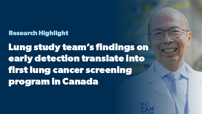In the summer of 2020, #BritishColumbia announced it was establishing a lung cancer screening program, the first of its kind in Canada.

TFRI-funded researchers played a role in this historic announcement.

🔬 Story ▶️ bit.ly/3sXvOYS