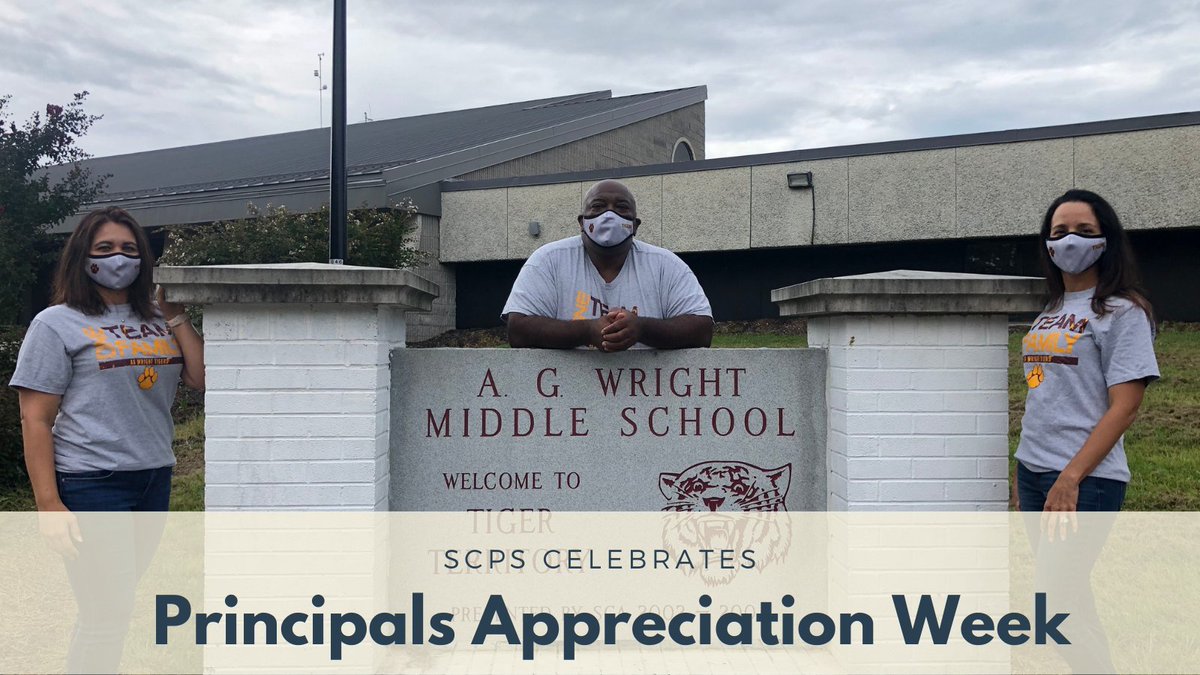 SCPSchools's tweet photo. Thank you for your support and leadership! The Tiger Admin Team rocks! @AG_Wright #AGWRocks #SCPSStrong #SCPSPrincipals https://t.co/I86vJLuWBu