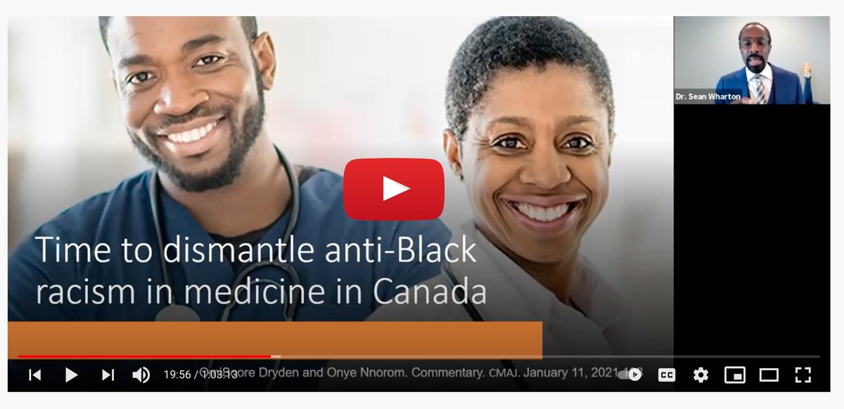 If you missed <a href="/seanwharton/">sean wharton</a>'s phenomenal presentation on Racism and Obesity Bias in Medicine, Similarities and Challenges: not to worry.

You can watch the Inaugural Lecture in Black Health now! ➡️ youtu.be/6cc6YvR1dJ0

<a href="/UofTDoMChair/">Gillian Hawker</a> <a href="/RicharLisa/">Lisa Richardson MD</a> <a href="/akumagai1/">Arno K. Kumagai</a> #TemertyMed #EDI