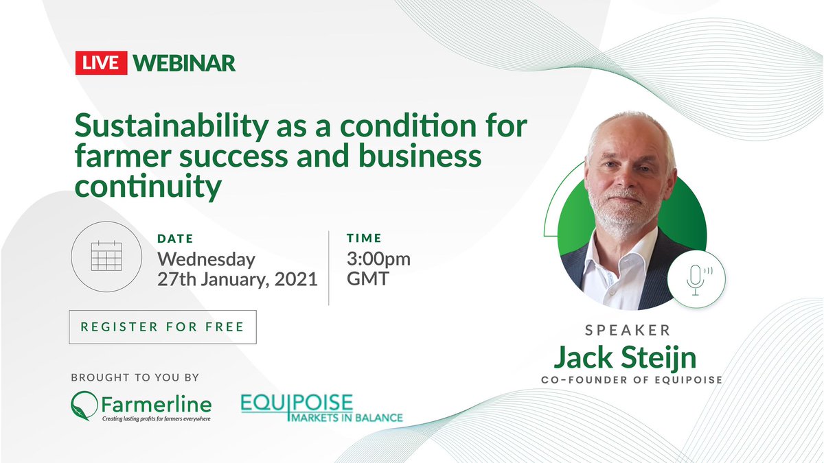 <a href="/jacksteijn/">Jack Steijn</a> is the co-founder of <a href="/Chocoa_nl/">Chocoa | Good cocoa, better chocolate</a> &amp; chair of the ISO/CEN Committees on Sustainable &amp; Traceable Cocoa. Register to hear Jack speak on how organisations can reduce issues in their supply chain to win market share &amp; ensure business continuity.

buff.ly/3phRMDJ