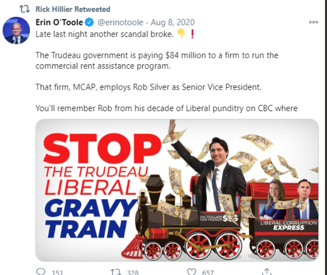 The Trudeau Gravy Train needs to stop. It's our $$ not his.