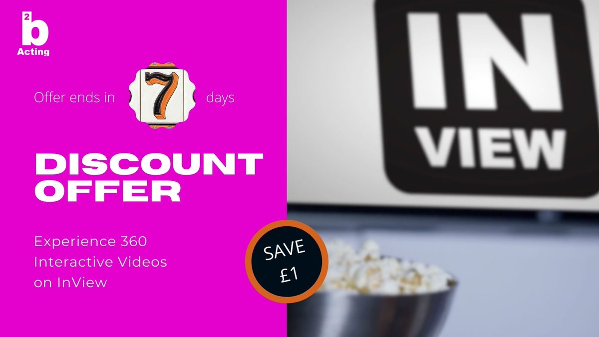 @yangwoning0209 Offer ends in 7 days. "DISCOUNT OFFER". Experience 360 Interactive Videos on InView
Watch Premium #movies & #videos here >> https://t.co/XGR7hnkJAO
#2bacting #theatre #films #inview #newshows #HD #filming #stories https://t.co/gTFfErQpaf