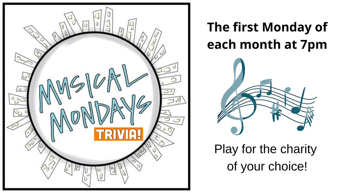 maxwhattimeisit's tweet photo. M U S I C A L     M O N D A Y S      
Z O O M     T R I V I A
Monday, February 1st, 2021     7pm
( one week from tonight! )
Sign up info below! 🎵🥳🎶
https://t.co/zx4swIL2gY https://t.co/BWNvpCw1Sp