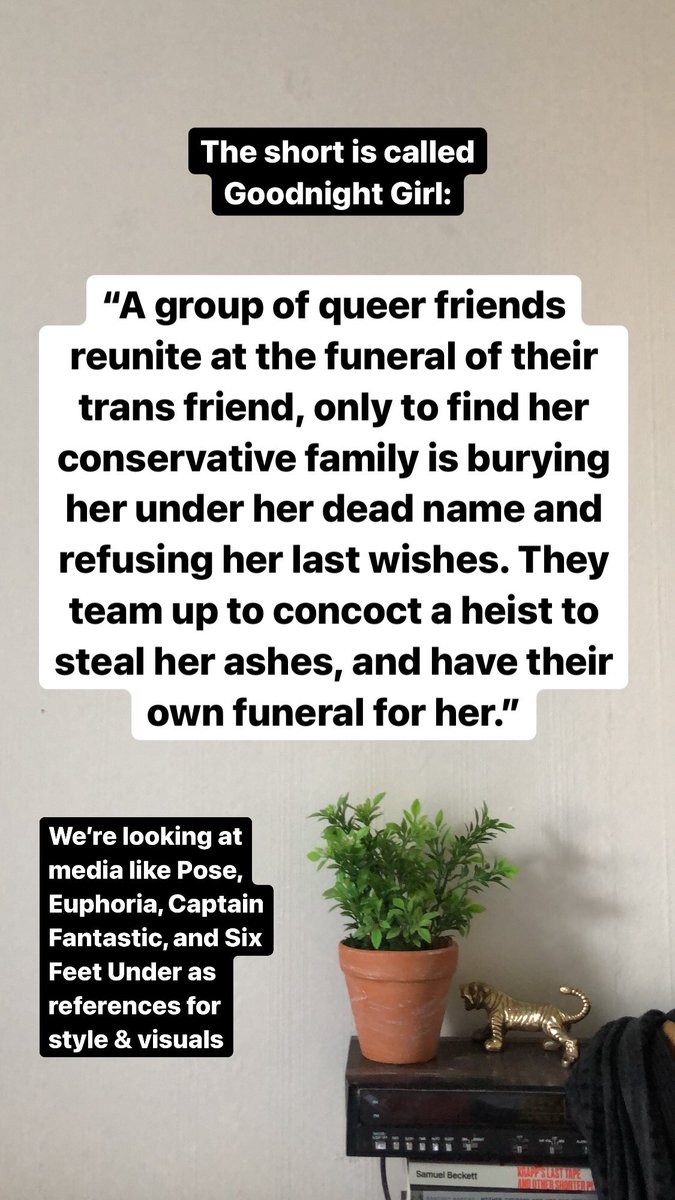 LGBTQ+ PRODUCTION DESIGNER AND CINEMATOGRAPHER WANTED We’re putting together a team for the short script I’m developing for Virgin Media Discovers at the moment and we want to make it an all-queer crew. Check out the details and see if you/anyone you know might be interested x