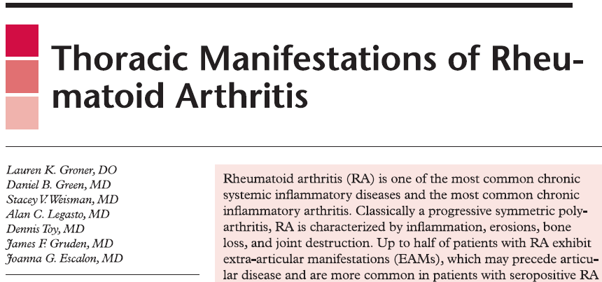 Shama Jaswal (@jaswal_shama) on Twitter photo 𝐓horacic 𝐌anifestations 𝐨f 𝐑heumatoid 𝐀rthritis
<a href="/LaurenGroner/">Lauren Kriger Groner</a> et al <a href="/WCMRadiology/">Weill Cornell Medicine Radiology</a>
Check out👉doi.org/10.1148/rg.202…
Follow this👉#RadTweetorial🧵#𝐕𝐢𝐝𝐞𝐨𝐓𝐮𝐭𝐨𝐫𝐢𝐚𝐥📹
#RadRes #RadEd #FOAMRad #ChestRad #MSKRad
#RGphx
1/7 𝐓horacic 𝐌anifestations 𝐨f 𝐑heumatoid 𝐀rthritis
<a href="/LaurenGroner/">Lauren Kriger Groner</a> et al <a href="/WCMRadiology/">Weill Cornell Medicine Radiology</a>
Check out👉doi.org/10.1148/rg.202…
Follow this👉#RadTweetorial🧵#𝐕𝐢𝐝𝐞𝐨𝐓𝐮𝐭𝐨𝐫𝐢𝐚𝐥📹
#RadRes #RadEd #FOAMRad #ChestRad #MSKRad
#RGphx
1/7