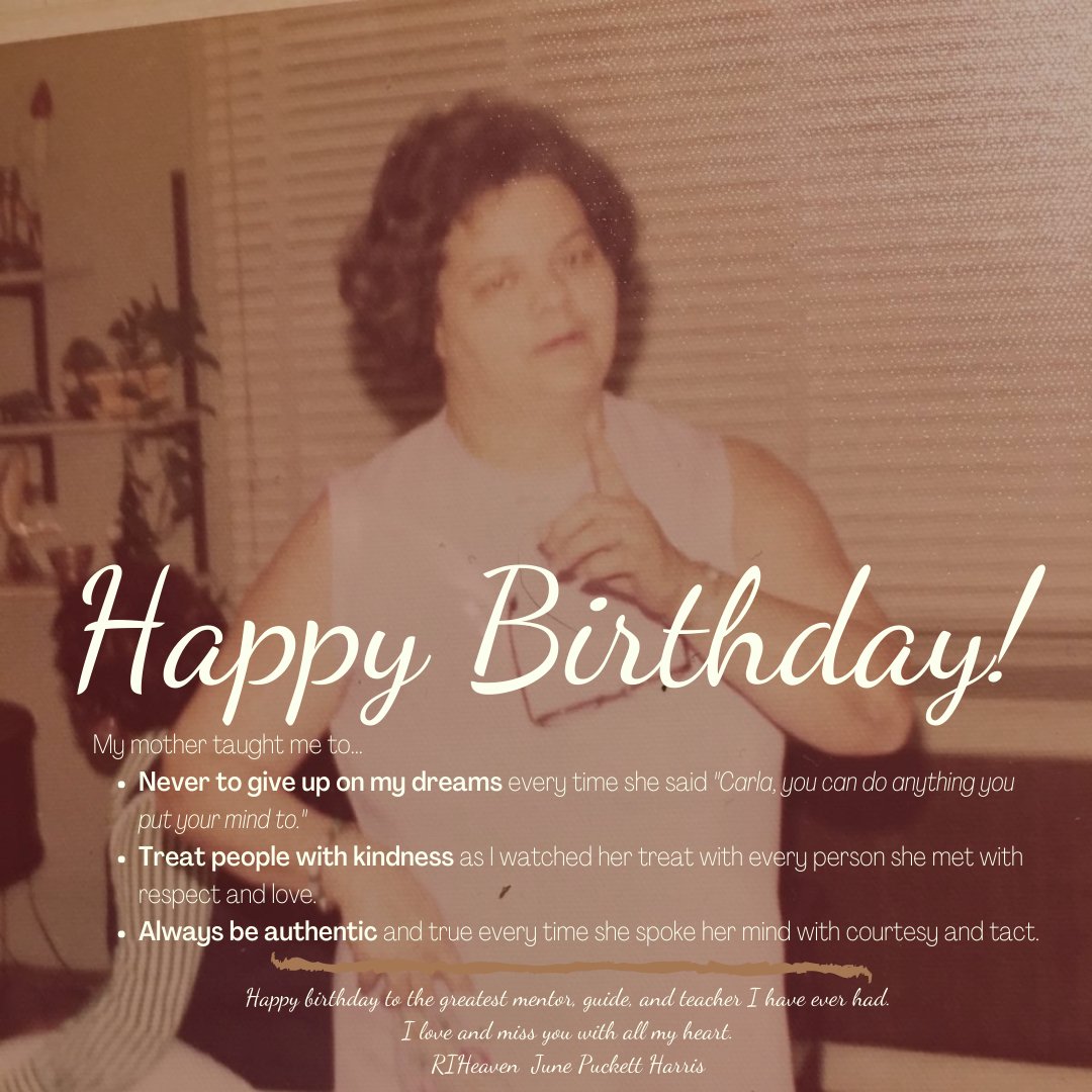 InstitutePeople's tweet photo. I was 18 when my mother died and still more than 30 years ago her words guide me everyday. Today, January 25th, I wish my mother a heavenly birthday. She was kind, funny, real, and most of all, she cared about others. I love you!  She would be proud!

#family   #mentors  #leaders https://t.co/CRk5xCENWa