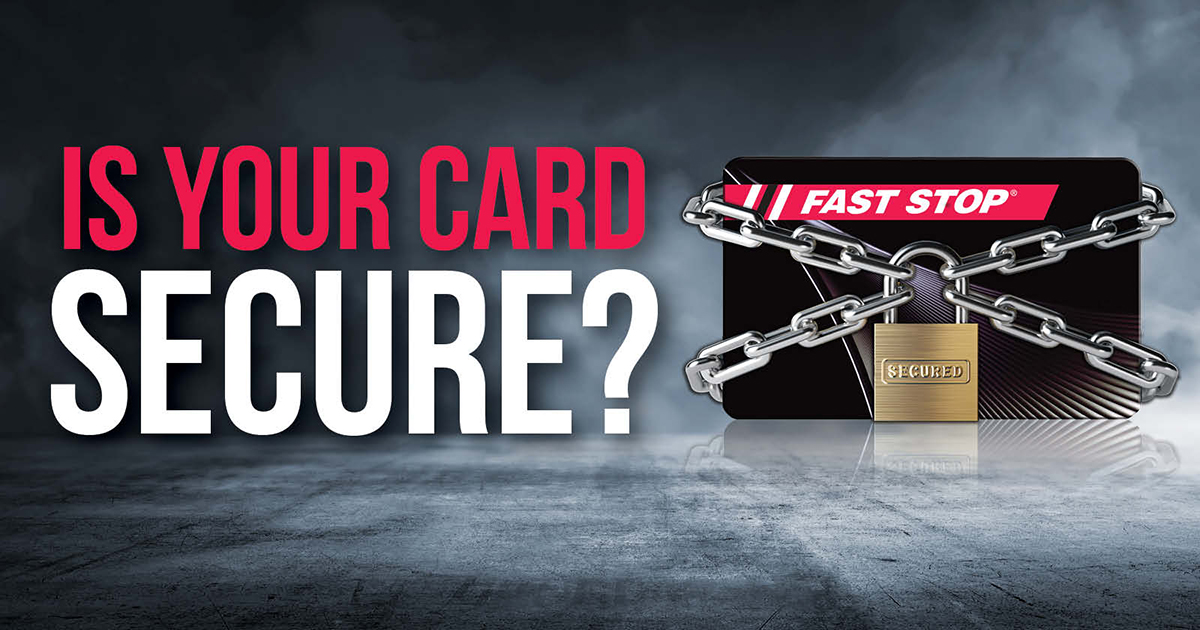 FSCooperatives's tweet photo. In today's world, knowing your data is secure is of the utmost importance. With the #FASTSTOP card, you can control what card is used when, where and for what. Learn more about how it can benefit you by visiting https://t.co/ap7VbIioBL

#MakeFASTSTOPYourFirstStop https://t.co/hSSuX64PnS