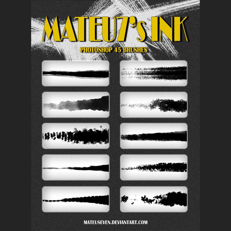 data_bu's tweet photo. 무료 잉크 포토샵 브러쉬 45종 Ink Stroke Brushes
클립스튜디오에서 호환 가능합니다 두번째 사진이 클튜에서 사용한 모습입니다!
https://t.co/M3QA741899 https://t.co/k0pAUX8oCt