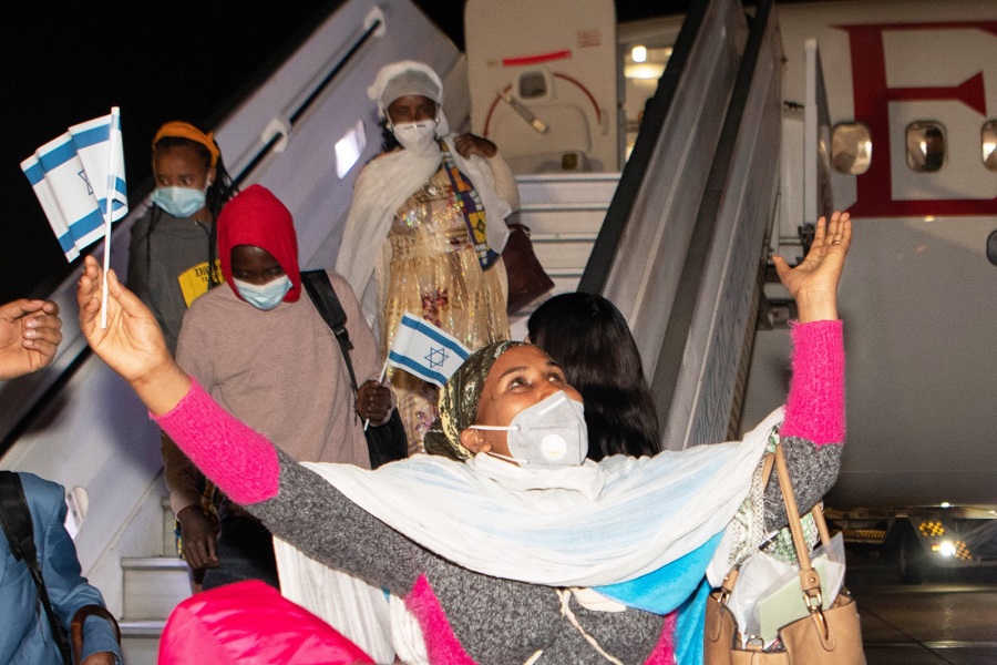 Together with our supporters, we are proud to have supported Operation Tzur Israel's sixth flight bringing 162 Ethiopian Jews home to Israel. bit.ly/3phWiCp