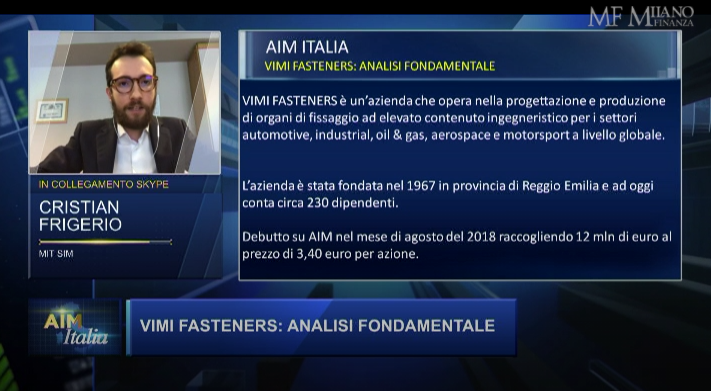 Analisi fondamentale di Vimi Fasteners, attiva nella progettazione e produzione di viti ad elevato contenuto ingegneristico. 

#aimtalia #ClassCNBC #MilanoFinanza #analisifondamentale #vimifasteners

video.milanofinanza.it/classcnbc/aim-…