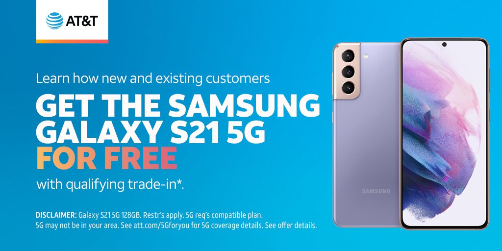 AttMilford's tweet photo. Pre-Orders for the epic #SamsungGalaxy S21 5G are now available! Fire New &amp; existing customers can get the S21 5G for FREE with qualifying trade-in. Call 508-473-0777 or visit us at 140 South Main St. Milford MA 01757 for more details https://t.co/deMEUNjC5E