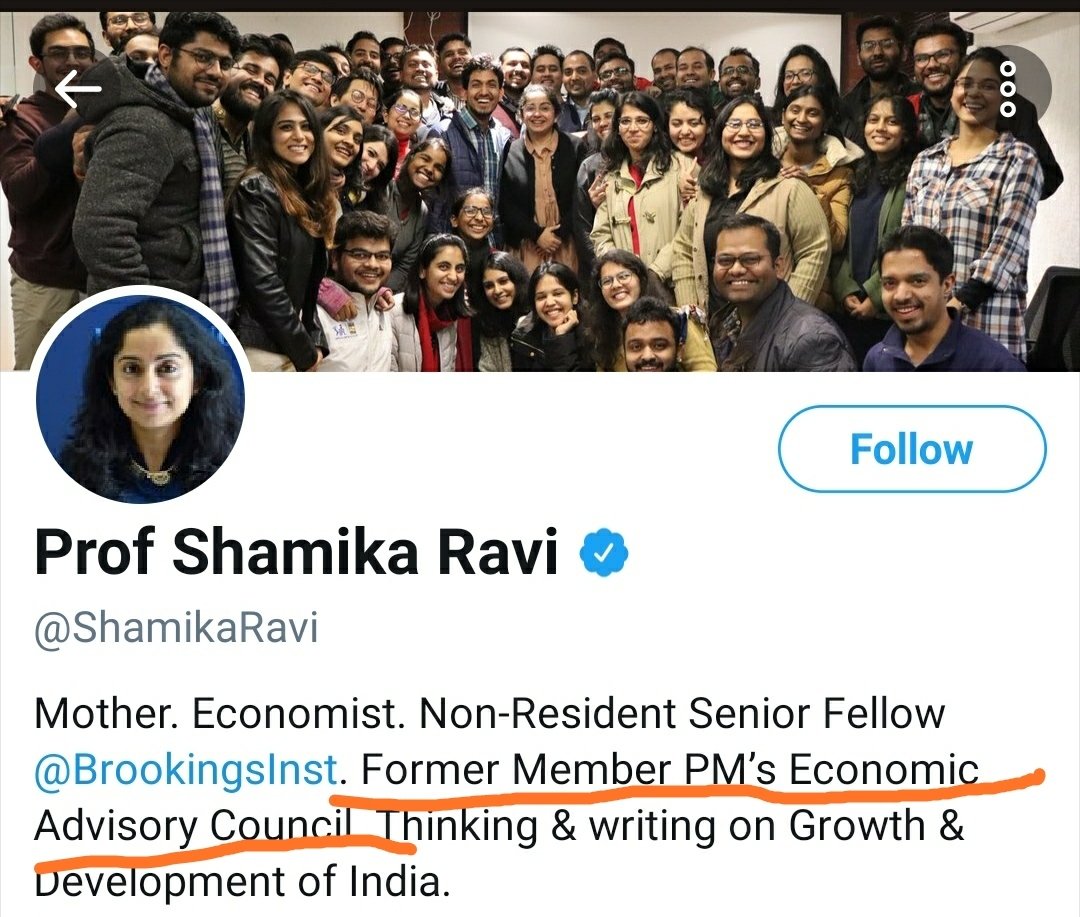 @mmazumdar2014 @ShamikaRavi @narendramodi @RahulGandhi Her profile says all 👇she is a bhakt
What else one can expect from her!