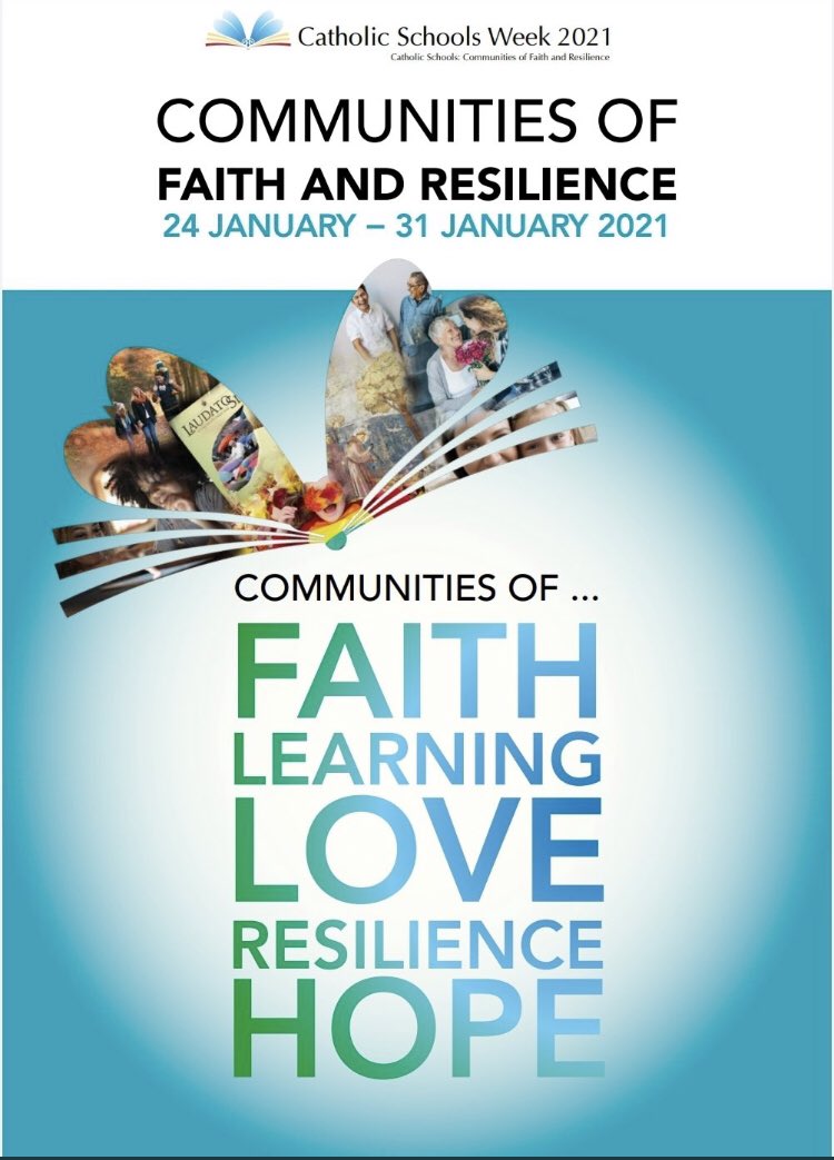 This week we celebrate Catholic Schools Week - Communities of Faith, Love and Hope.