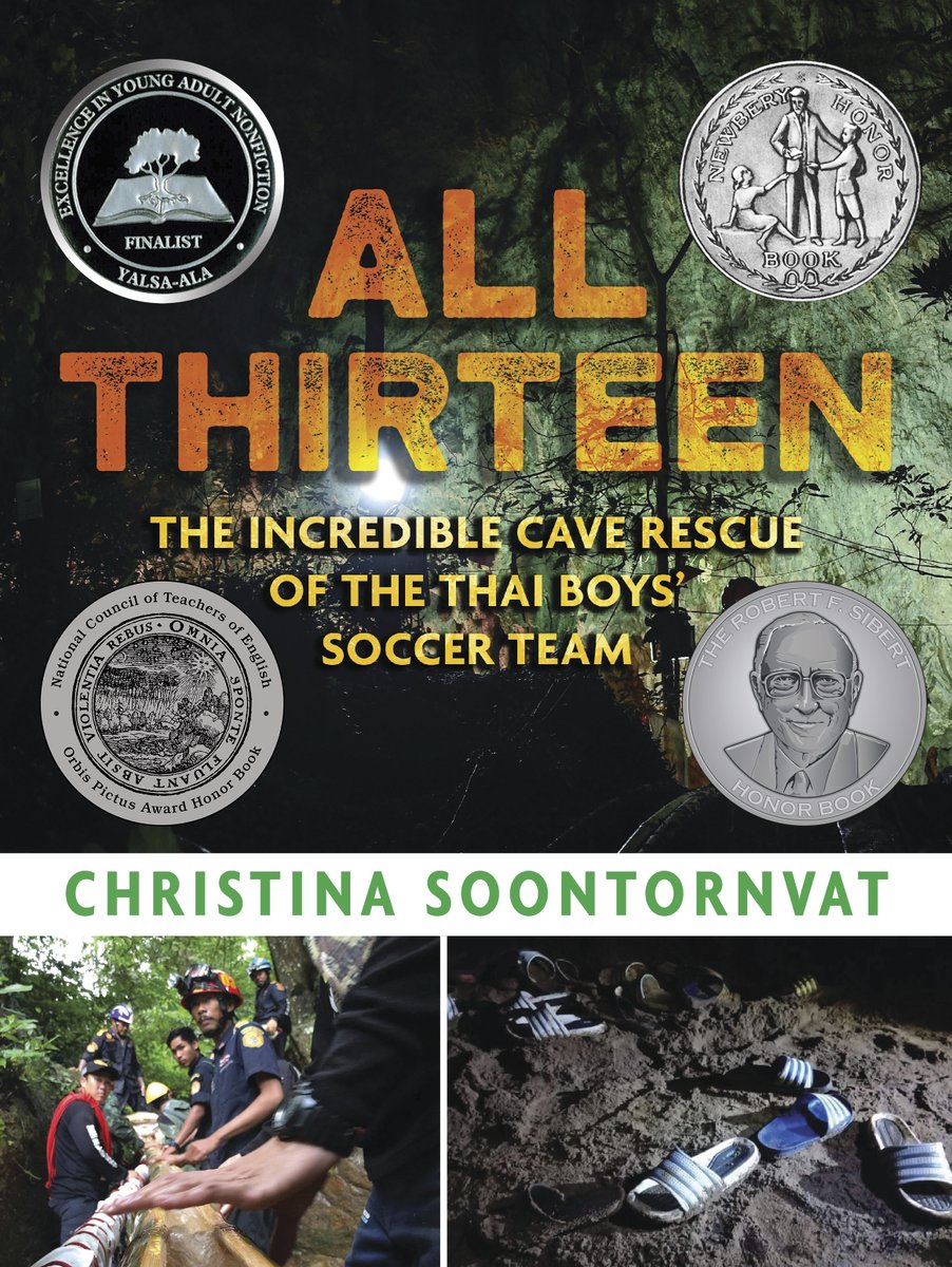 Congratulations @soontornvat who received TWO Newbery Honor Book awards for A Wish in the Dark and All Thirteen. #ALAYMA #ALAMW21