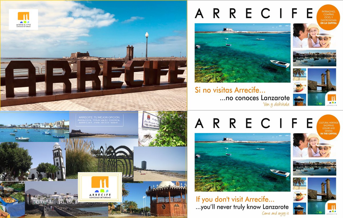 ✅ Organice desde ahora sus próximas vacaciones de primavera o verano a Arrecife.
✅ Podrá descansar, practicar su deporte favorito, descubrir la magnífica gastronomía, visitar sus espacios monumentales, hacer compras... 
✅ ARRECIFE ES SU MEJOR OPCIÓN.