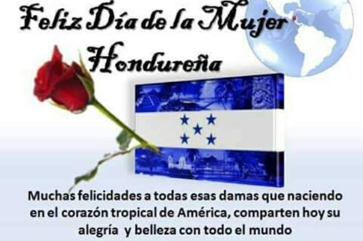 nellytabarnica's tweet photo. ¡Felíz Día de la Mujer hondureña! 🇭🇳🇭🇳🇭🇳🇭🇳 #orgullosamentecatracha 🇭🇳🇭🇳🇭🇳🇭🇳 https://t.co/4cCA84TMvW